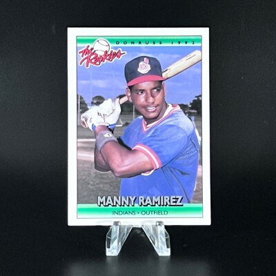 Manny Ramirez 1992 Donruss The Rookies Baseball #98 Cleveland Indians NICE LOOK!