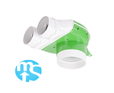 Radial Ducting Plenum with 2 x 75mm Connections *Pack of 2 - Best Value ...