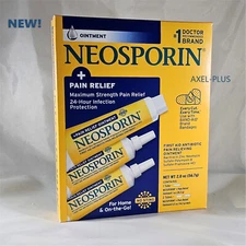 Neosporin Antibiotic+Pain Relief Ointment 3 pack 1 x 1 oz , 2 x 0.5 oz