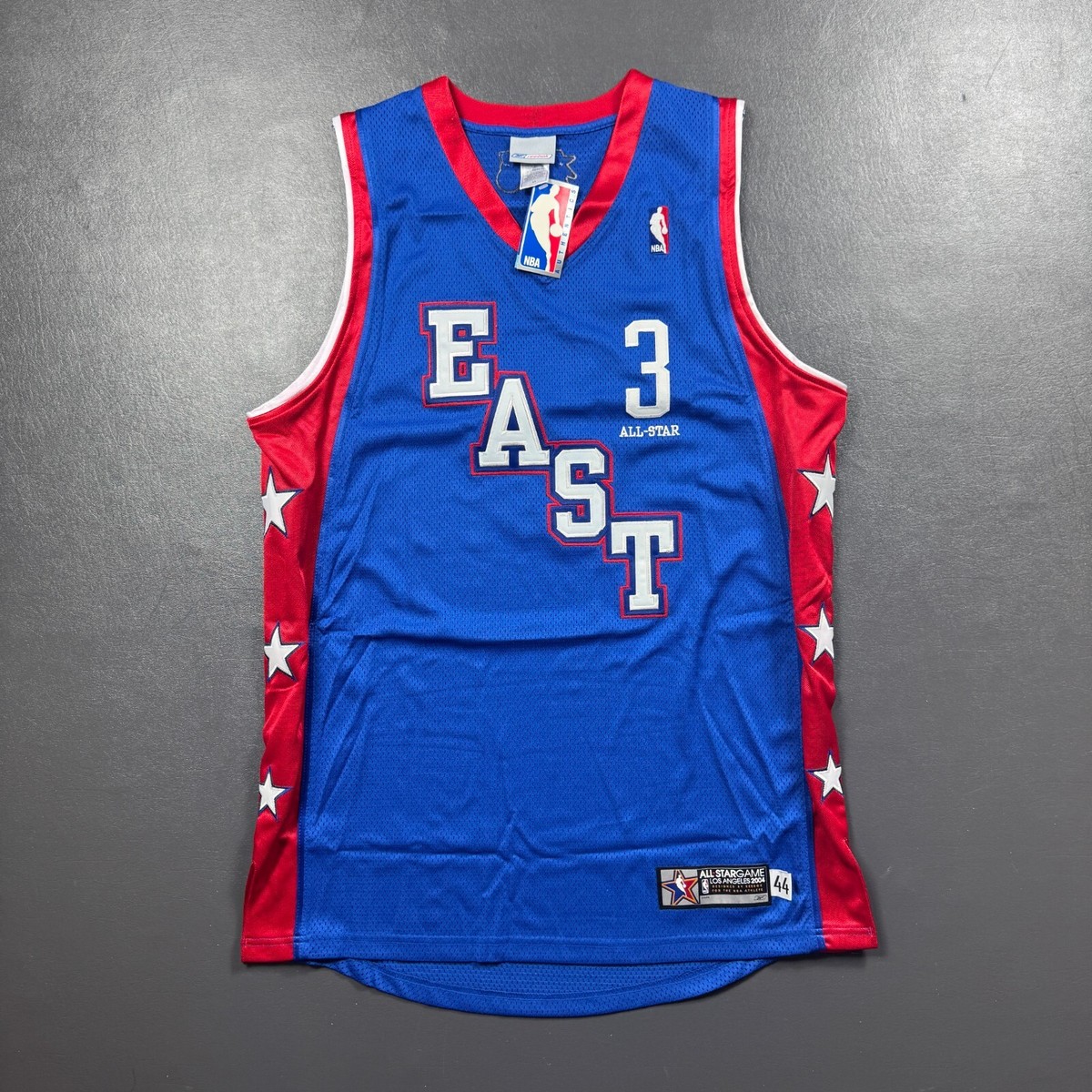 100% Authentic Allen Iverson Reebok 2004 NBA All Star Game 76ers