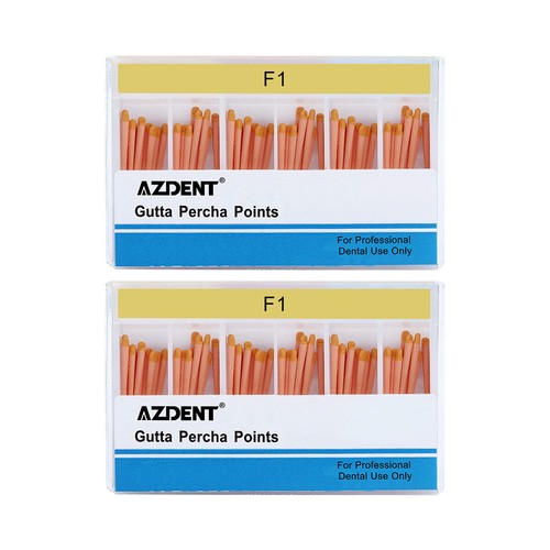 AZDENT Dental Endo Gutta Percha Points Root Canal Obturation GP0.04/.06 F1 F2 F3 - Picture 50 of 51