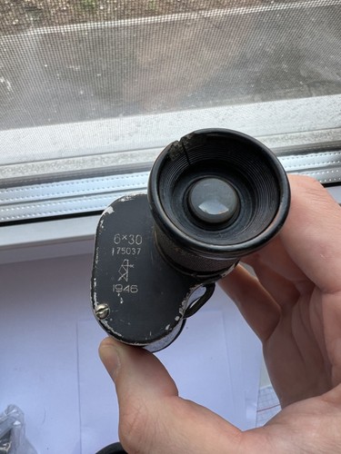 RARO WW2 1946 KOMZ 6х30 monocolo analogico Carl Zeiss Jena - Foto 12 di 13