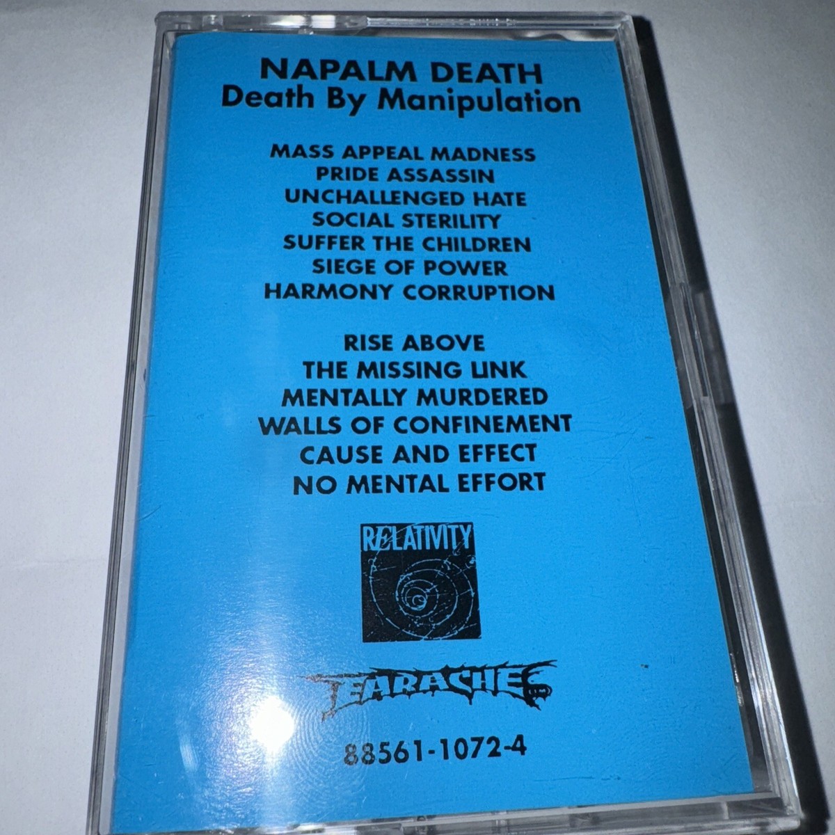 Napalm Death - Death By Manipulation (1991 Rare Advance Promo 
