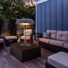 Firefly 2.1kW Table Top Electric IP44 Patio Heater Garden Outdoor Halogen  Steel for sale online | eBay