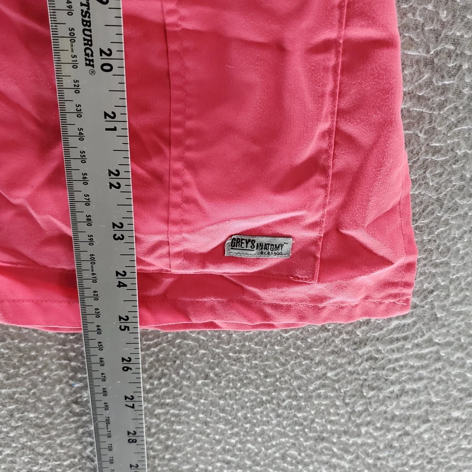 Grey's Anatomy by Barco 女式磨砂上衣小号粉色短袖口袋 — 第 4/4 张图片