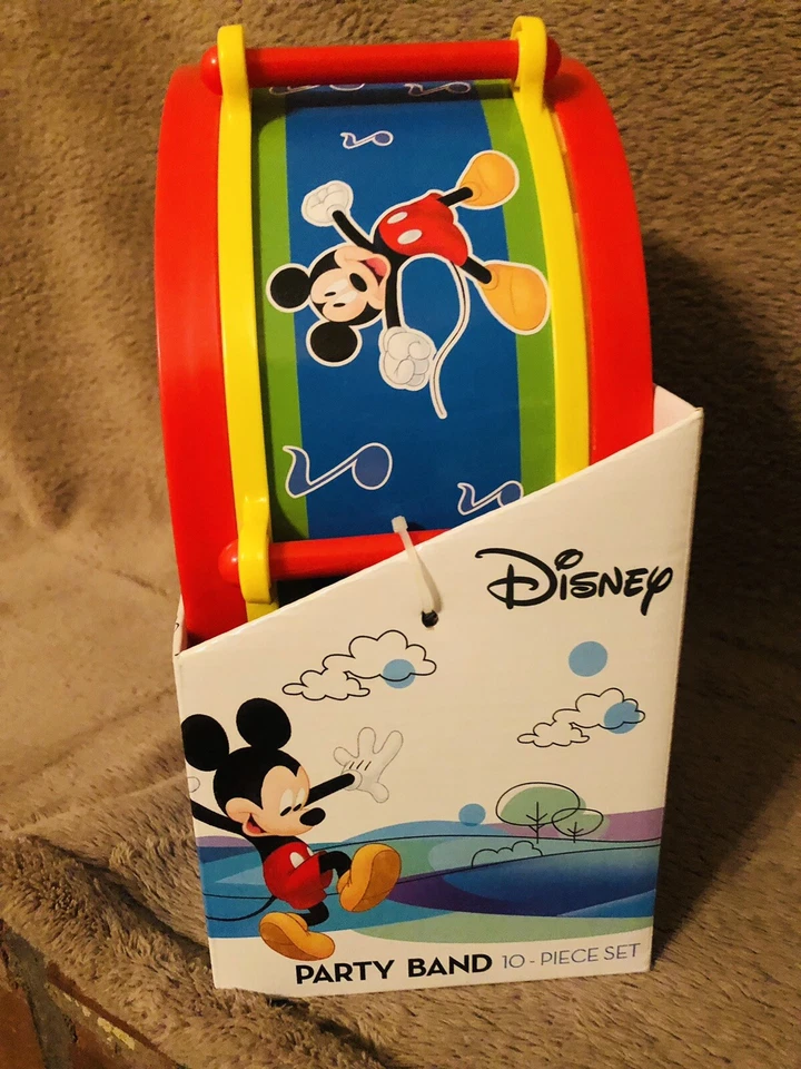 NUEVO ~ Juego de 10 piezas de banda de fiesta de Mickey Mouse de Disney Junior ~ Instrumentos musicales Foto 2 de 4
