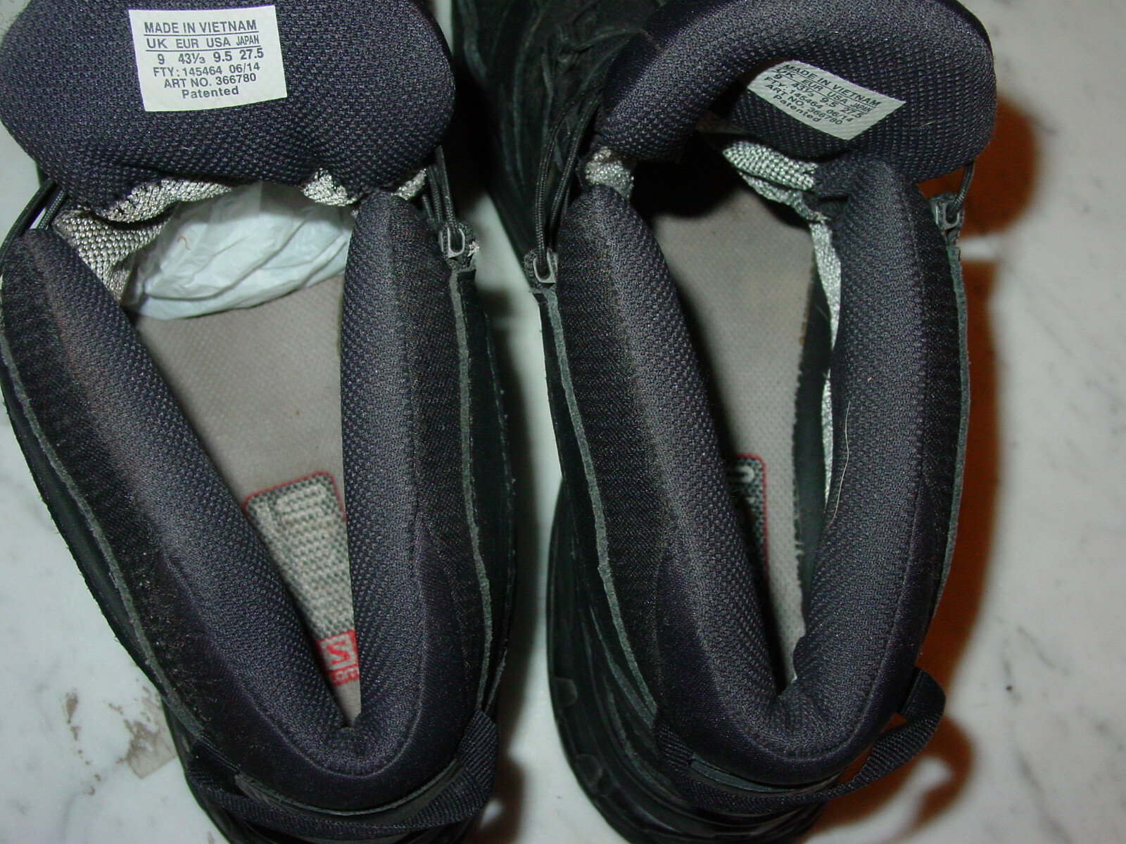 Scarpe da trail running 2014 Salomon XA Pro Mid GTX 366780 nere da uomo! Taglia 9 5