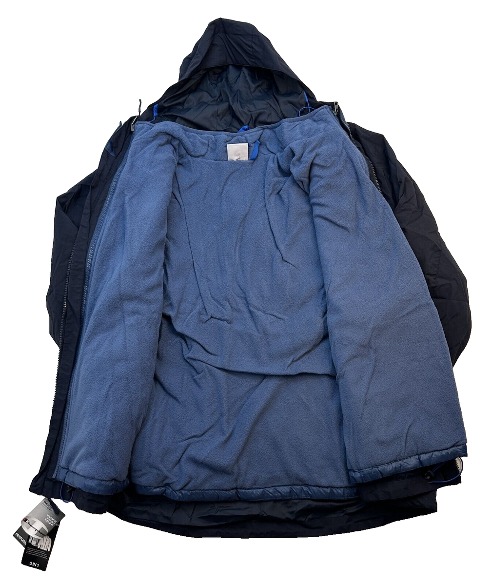 Champion Duofold Warm CTRL 3 in 1 Jacket Men's Size XXL Navy Champion Duofold Warm CTRL 3 in 1 Jacket Men's Size XXL Navy
