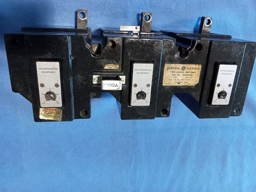 TS203T10 1000 AMP BREAKER TRIP RECONDITIONED GE