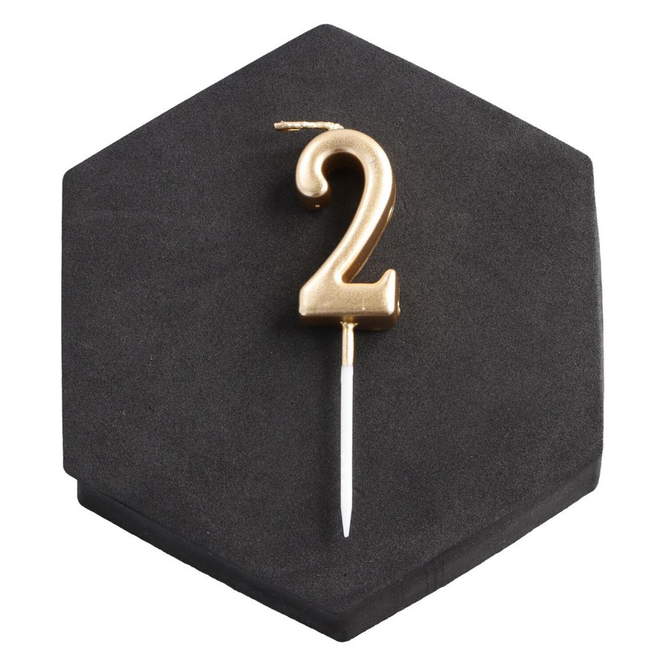 Number Candles Champagne Gold Candles Birthday Candles Festive Party