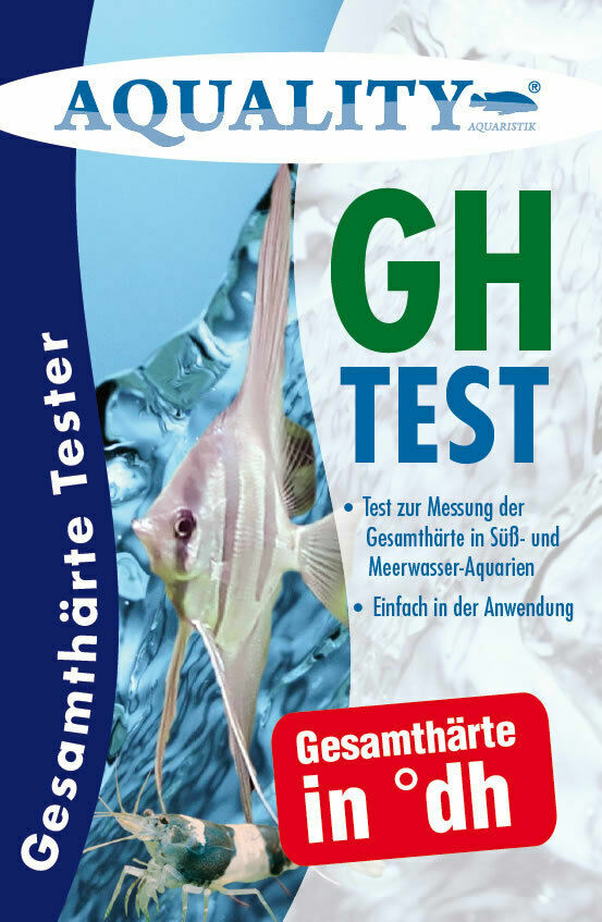 (43,30€/100ml) AQUALITY 3fach Wassertest Set Tropfentest für pH, KH