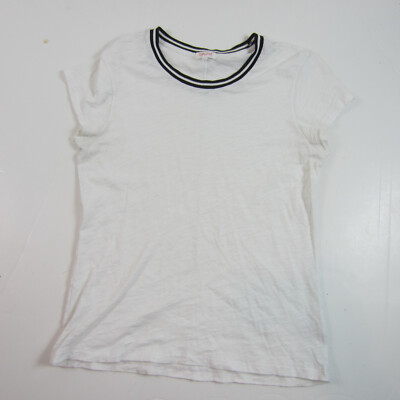 Goldie Women's shirt ringer white black medium flaws