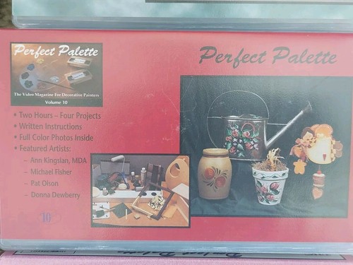 10 PALETAS PERFECTAS VIDEO VHS ACRÍLICO PINTURA AL ÓLEO LECCIONES 36 PROYECTOS 1993 - Imagen 9 de 22