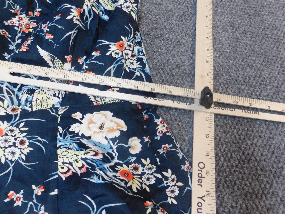Joe Browns Womens dress 10 blue floral lined A-line flow designer flowers  print | eBay