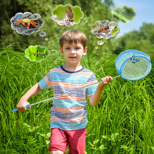 Kids Telescopic Butterfly Nets Bugs Insect Catcher Kit Perfect Outdoor Tools for - Picture 3 of 6