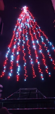 Smart RGBIC BLE LED Waterfall with F5 Lights