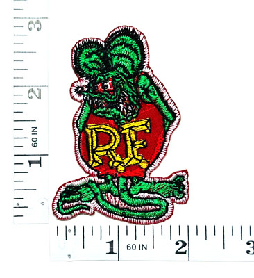 Embroidered Patch - Rat Fink - Hot Rod - Ed 