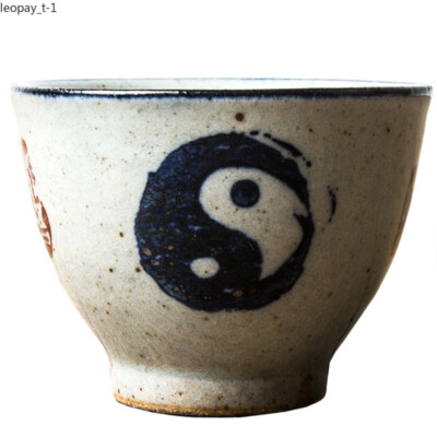 65ml Chinese Tai Chi Pottery Cups Beautiful Wine Tea Cup Set Teaware Bowl