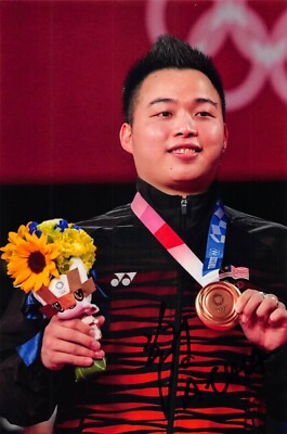 Aaron Chia - MAS - Olympia 2024 - Badminton - Bronze - Foto sig. (2)