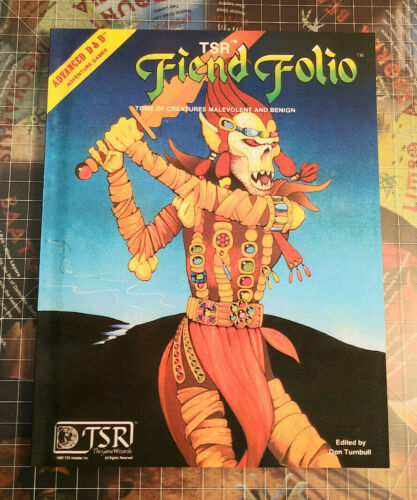 Fiend Folio - Softcover - Dungeons & Dragons - D&D - AD&D - Zdjęcie 1 z 12