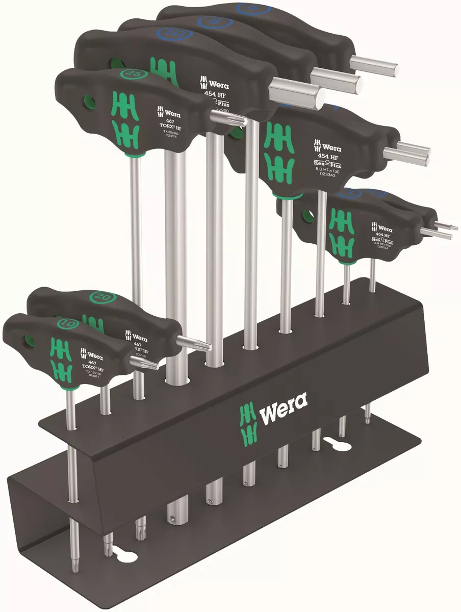 Wera t handle sale hex key set