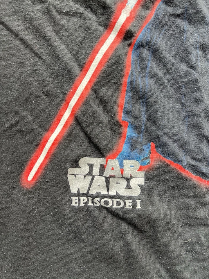 Camisa vintage Darth Maul Star Wars episódio 1 Jedi Do Not Concern Me Vader média - Imagem 3 de 4