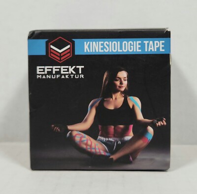 Kinesiology Tape Waterproof 16 Ft X 2 In 1 Roll  Elastic Physio Tape Blue