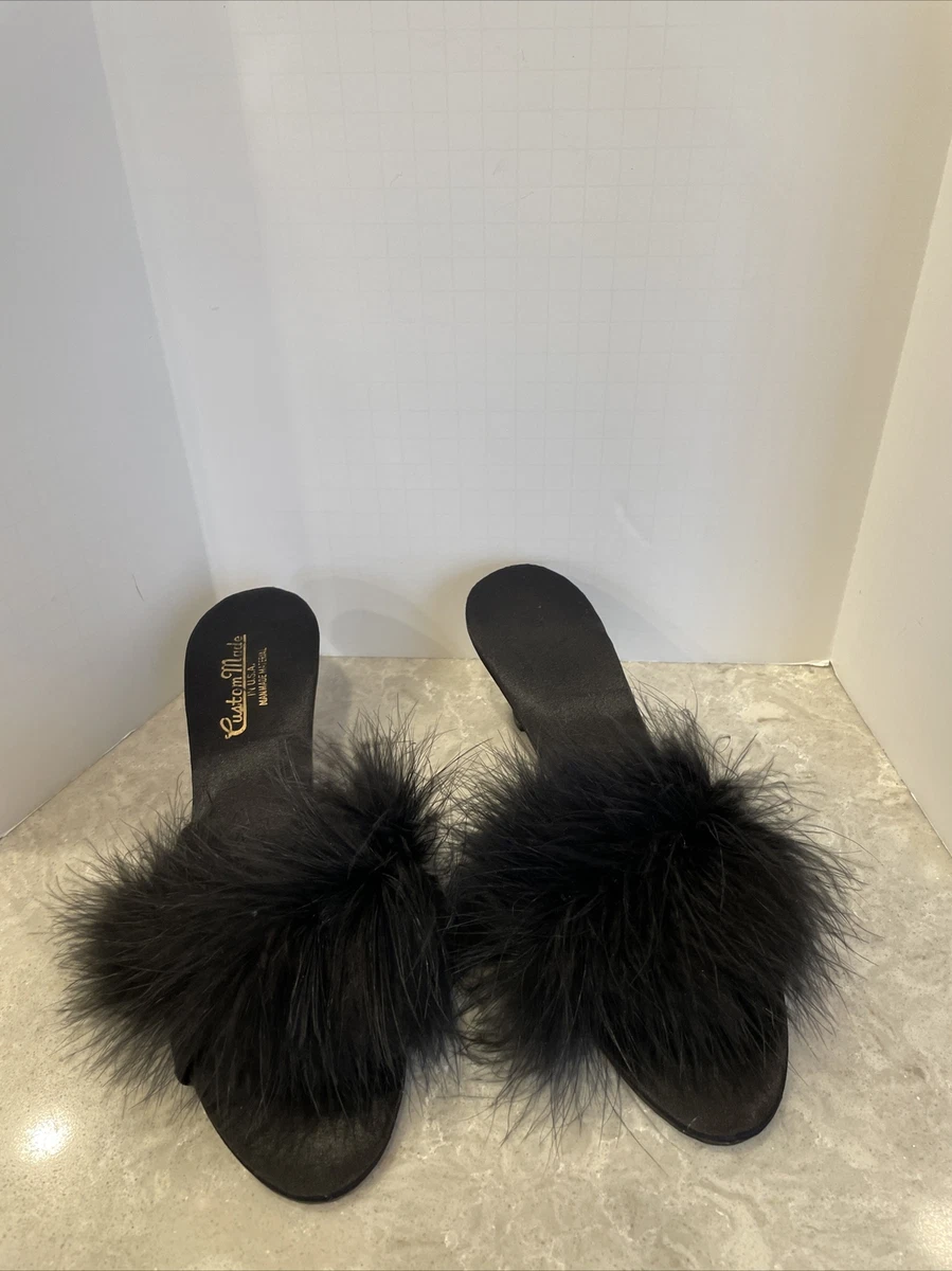 Vintage clearance fluffy slippers