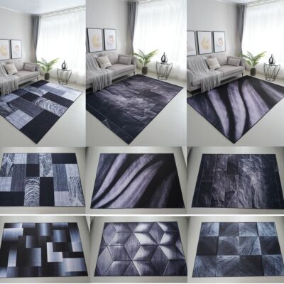 RUTSCHFESTER Teppich Wohnzimmer Weich Teppich Flur Läufer Küche Schlafzimmer Teppich Türmatte UK