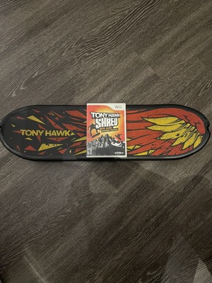 Wii Tony Hawk Shred Skate Board Game Controller Bundle W/ Tony Hawk Shred Game
