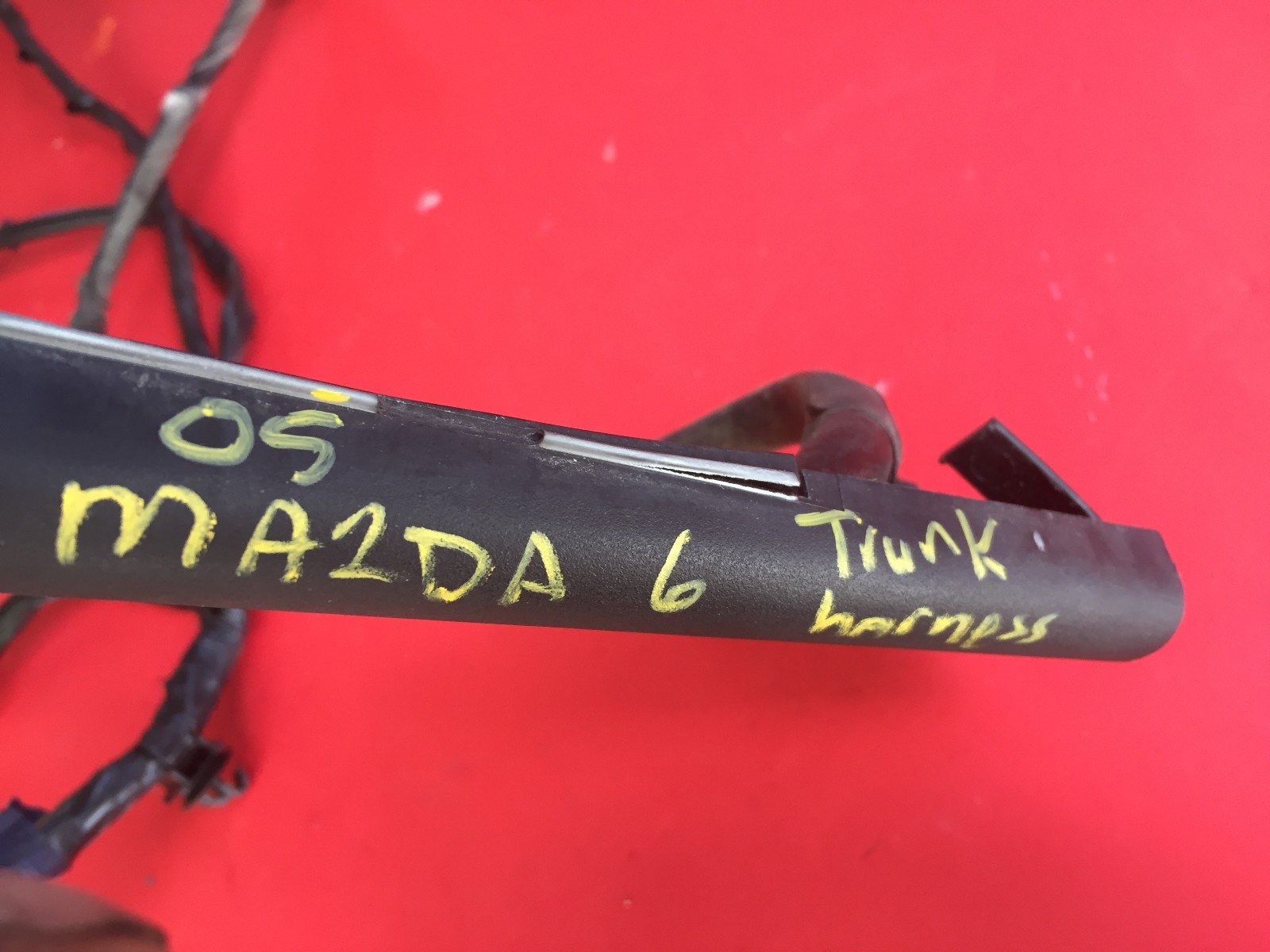 2003 2008 MAZDA 6 REAR TRUNK LID WIRING HARNESS 4M8113B472DA OEM eBay