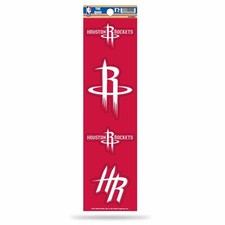 Houston Rockets Decal The Quad Die-Cut 4 Piece Auto Stickers Set