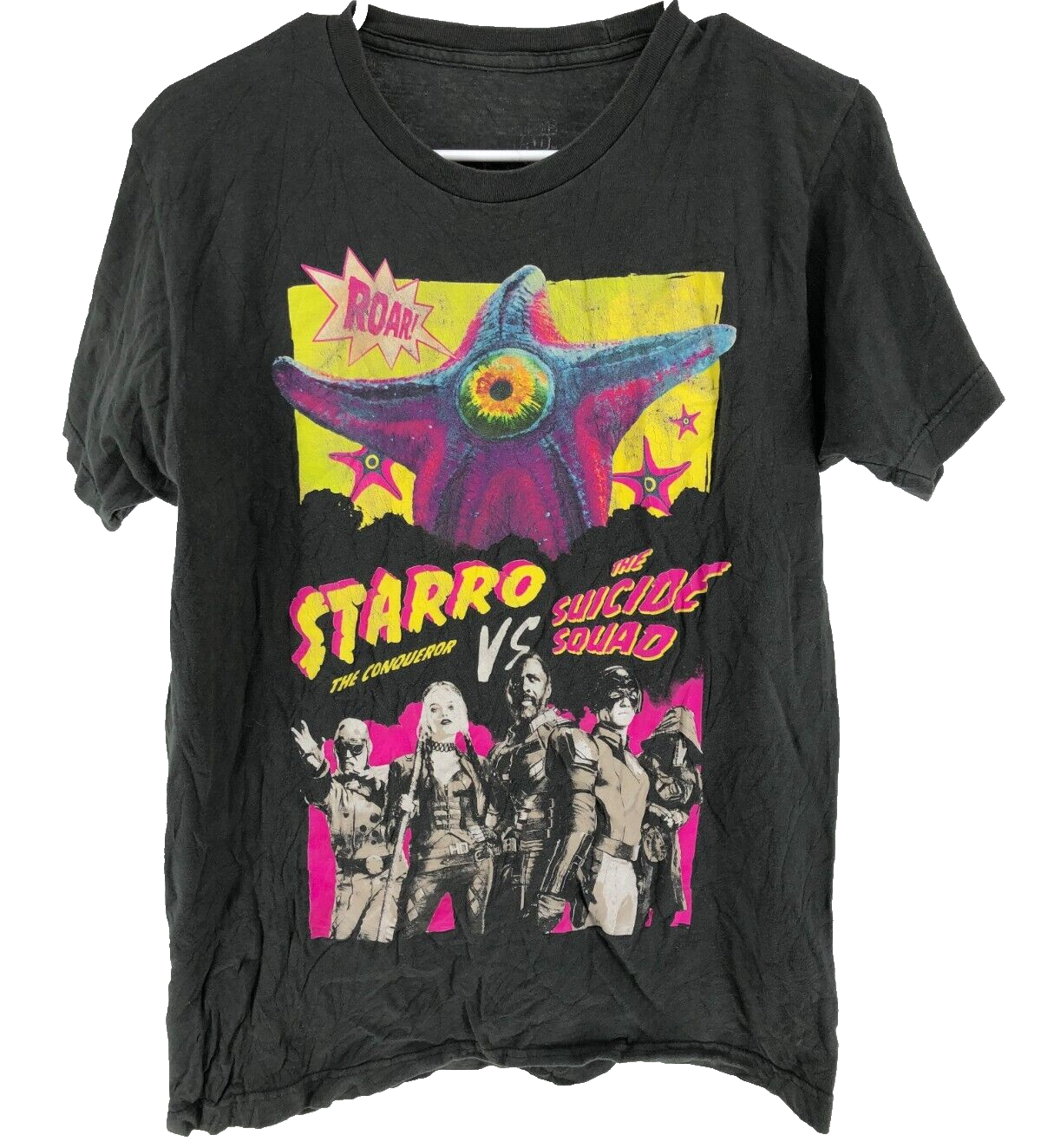 Starro vs The Suicide Squad T-Shirt Men's Size Medium Black