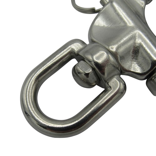Swivel Snap Shackle Stainless Steel 120MM (Carabiner Quick Release) - Picture 3 of 8