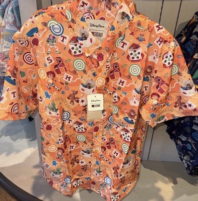 2026 Disney Parks RSVLTS Toy Story Shirt Medium Woody Buzz Jessie Button Up