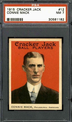 Connie Mack #12 1914 Cracker Jack card