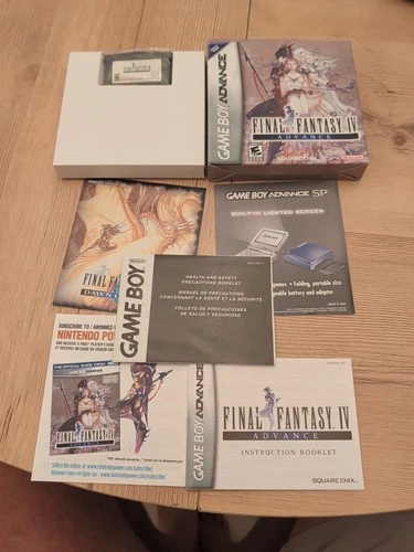 Final Fantasy IV 4 (Nintendo Game Boy Advance GBA) Complete in Box CIB