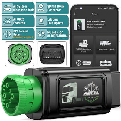 Diesel Heavy Duty Truck Scanner All Systems Car Diagnostic Scan Tool For Cummins