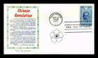 US COVER REPUBLIC OF CHINA 50TH ANNIVERSARY FIRST DAY ISSUE KHOL KRAFT