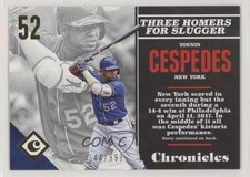 2017 Panini Chronicles Gold 344/999 Yoenis Cespedes #29 1u6