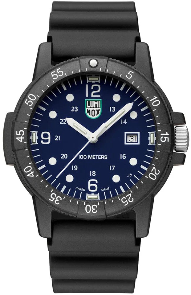 Luminox X2.2003 SEA BASS CARBONOX 2000 44 mm blue black PU Men's Watch NEW
