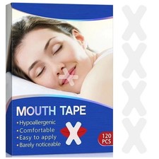 240Pcs X Shape Sleep Strips Tape For Sleeping Anti Snore Teeth Grinding