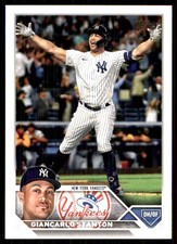 Giancarlo Stanton 2023 Topps #123 Yankees MLB READ FREE SHIPPING AutographDen