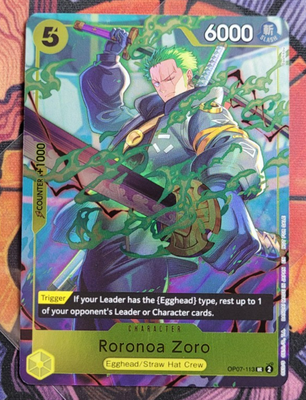 Roronoa Zoro OP07-113 Dallas Tournament Promo One Piece Day Card