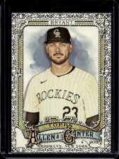 2025 Topps Allen & Ginter Kris Bryant Foil Filagree #49 Rockies