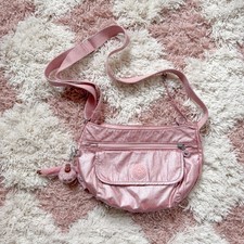 Kipling Syro Rose Gold Metallic 3 Zipper Cros...