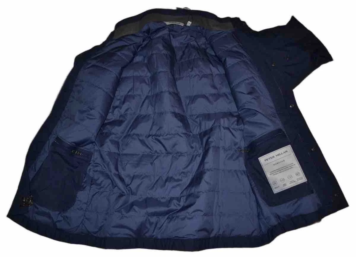 PETER MILLAR Norfolk Bomber Jacket Navy Men’s Large MF24Z03 NWT image 2