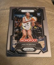Jaelyn Brown ROOKIE 2024 Panini Prizm Chrome Monopoly WNBA #15 Wings