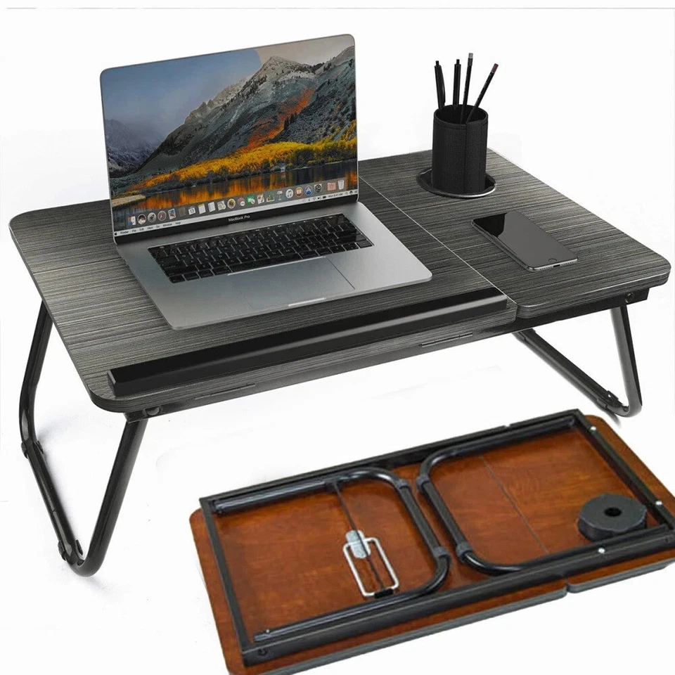 Laptoptisch Notebooktisch für Sofa Klappbarer Betttisch Klapptisch leicht DHL - Bild 3 von 4