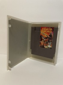 Demon Sword (NES, 1988) Cartridge + Box + Manual &ndash; Good Box, Untested